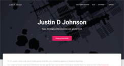 Desktop Screenshot of justindjohnson.com